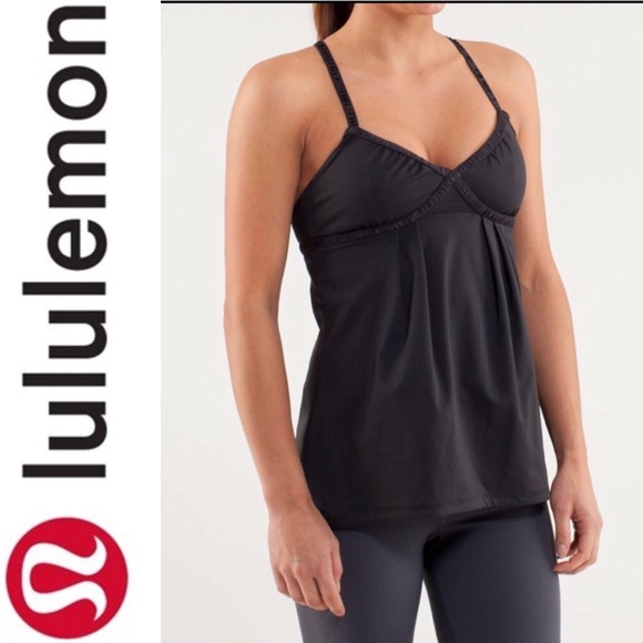 lululemon athletica Tops - Lululemon Black Dance Strap Tank Size 4 -0262